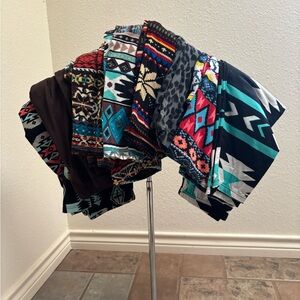 Colorful Patterned Leggings Collection